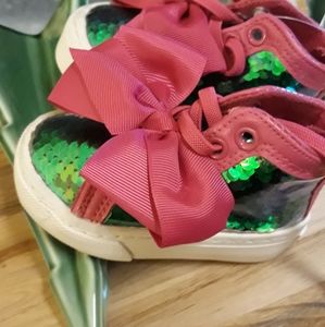 JoJ0 Siwa Sequined Sneakers Toddler 5-NEW-JUNIOR AKA member